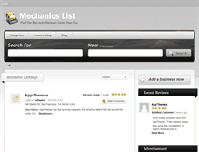 Tablet Screenshot of mechlist.com